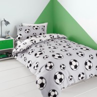 CATHERINE LANSFIELD Flanelska dječja posteljina za dječji krevetić 120x150 cm Football