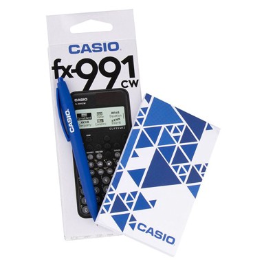 CASIO Kalkulator FX-991 CW-HR ClassWiz, gratis blok i kemijska olovka