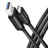 AXAGON Kabel BUCM3-AM20AB, USB-C na USB-A 3.2 Gen 1, 2 m, crni