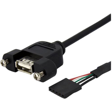 STARTECH USB kabel USBPNLAFHD3, 0,9 m, crni