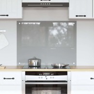 Kuhinjska obloga svjetlosiva 80x60x0,6 cm od kaljenog stakla