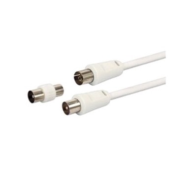 GBC Antenski kabel, + 9.5mm, m/m adapter, bijeli, 3.0m