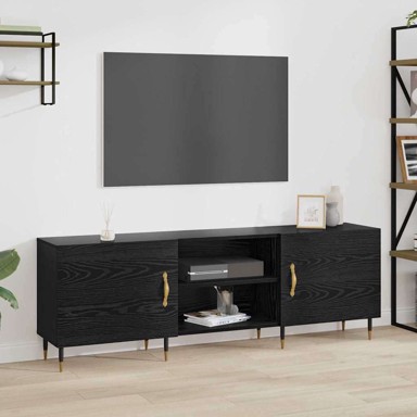 TV ormar, 150 x 30 x 50 cm, konstruirano drvo, crni hrast