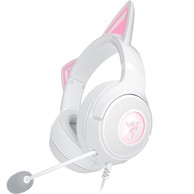 RAZER Gaming slušalice Kraken Kitty V2, USB Type-A, bijela