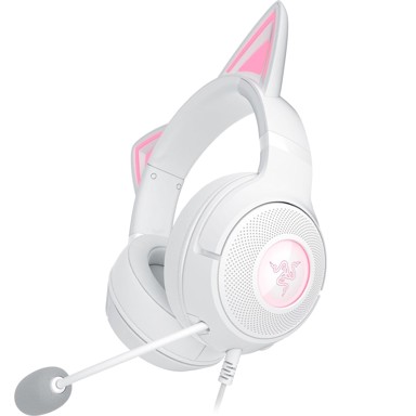 RAZER Gaming slušalice Kraken Kitty V2, USB Type-A, bijela