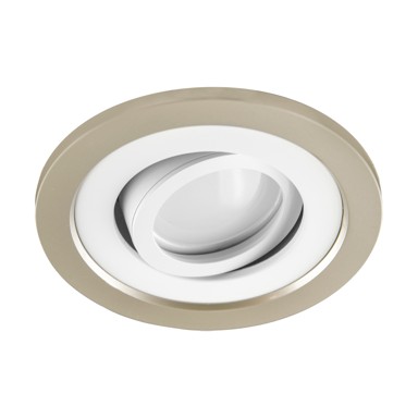 Ugradbena stropna svjetiljka Borys C, GU10/MR16, IP20, bež/bijela