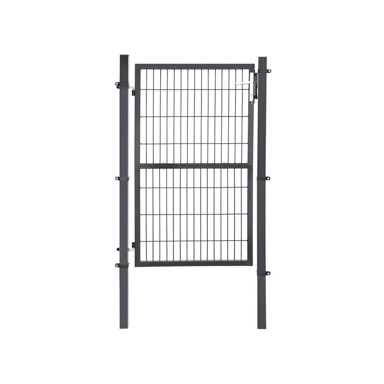 SONGMICS Vrtna vrata, 106 x 150 cm, siva