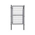 SONGMICS Vrtna vrata, 106 x 150 cm, siva
