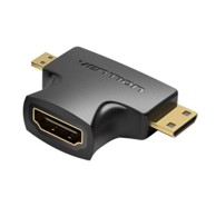 VENTION HDMI adapter, Mini HDMI i Micro HDMI na HDMI Female, crni
