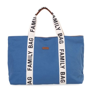 CHILDHOME Torba Family Bag signature platno, indigo