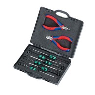 KNIPEX Set alata za elektroničare u koferu, 8 komada