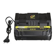 ROSFIX Dvostruki punjač za DeWalt baterije DCB102, 10.8 - 20 V