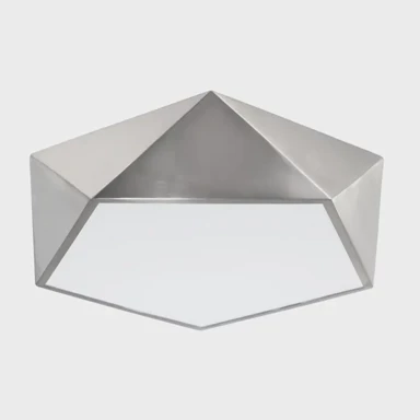 NOVA LUCE Plafonska svjetiljka Darius E27, IP20 NL8186204, nikal