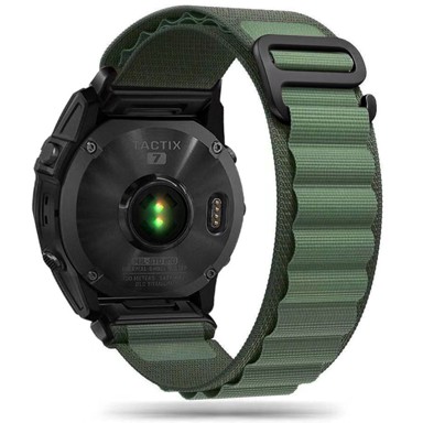 TECH-PROTECT Nylon remen za Garmin Fenix 5x / 5x Plus / 6x / 6x Pro / 7x / 8 51mm, military green