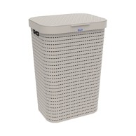 ROTHO Bež plastična košara za rublje 55 l Country 