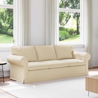 Sofa metalna 215 x 82 x 80 cm, krema