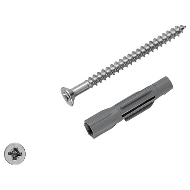 LUX TOOLS Plastična tipla 6x33+S50St.