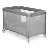 RICOKIDS Putni krevetić RK-240, 125 x 65 x 78 cm, sivo-menta