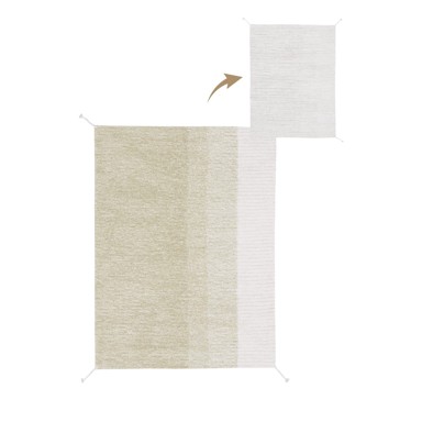 LORENA CANALS Svijetlo zeleni pamučan tepih 120x160 cm Gelato Green