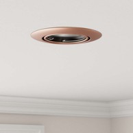 Ugradbena stropna rasvjeta GU10 6kom, kvadratna, bakrena