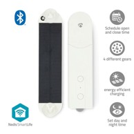 NEDIS SMARTLIFE Robot za zavjese s kabelskim sustavom, Bluetooth, 2000 mAh, bijeli