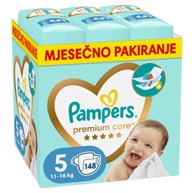 PAMPERS Premium Care pelene MP veličina 5 148 kom