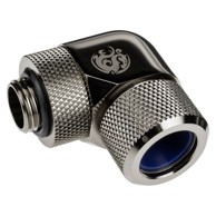 BITSPOWER Napredni adapter Multi-Link 90°, G1/4 inča AG na 14mm OD, Hardtube, rotirajući, crni