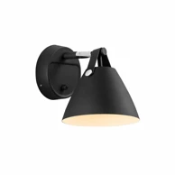 Zidna svjetiljka Strap 15, GU10, IP20, crna