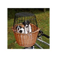 TRIXIE Košara za bicikl za pse, 44x48x33 cm crna