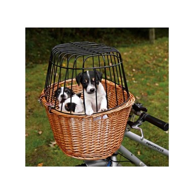 TRIXIE Košara za bicikl 44x48x33 cm crna