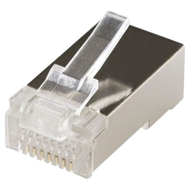 Modularni konektor, RJ45, kategorija 6A, FTP, Easy Connector, pakiranje 50 komada