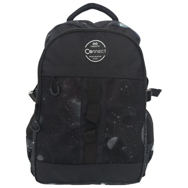 CONNECT Školski ruksak Smart 04, crno-sivi