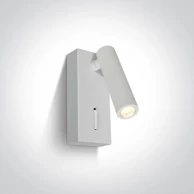 Zidna svjetiljka, LED, 3 W, 3000 K, 150 lm, IP20, bijela