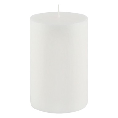 EGO DEKOR Svijeća cilindar 83 h, bijela