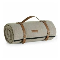 VONSHEF Deka za piknik, 200 x 220cm, smeđa