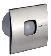 CATA Tihi aksijalni ventilator s timerom, 100 mm, 15 W, inox mat