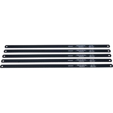 GRANIT set HSS listova pila za metalnu pilu Black Edition, 300 mm, 5 kom.