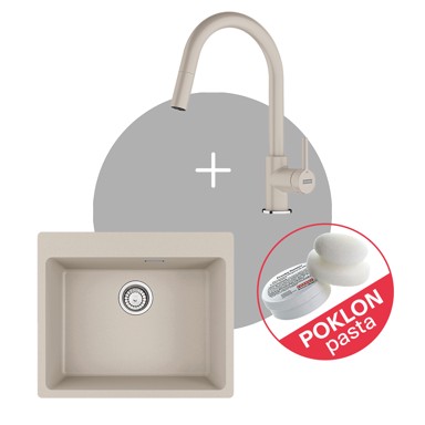 FRANKE Set MRG 610-54 FTL + Lina J Doccia, sahara