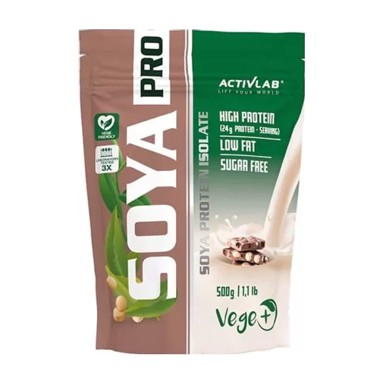 ACTIVLAB Sojini proteini izolat čokolada i orah okus, 500 g