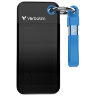 VERBATIM Vanjski SSD Pocket SSD 1 TB, USB-C 3.2 Gen 2, crno-plava