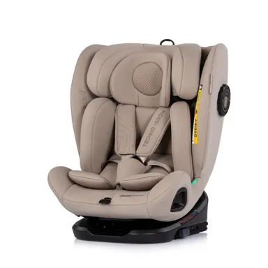 CHIPOLINO Autosjedalica, Techno iGROW, i-Size, ISOFIX, 360°, 40-150 cm, Latte