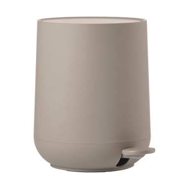 ZONE Svjetlo smeđa plastična kanta za smeće s pedalom 3 l Nova