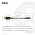CLUB3D Mini DisplayPort na DisplayPort kabel DP80, 1 m