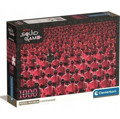 CLEMENTONI Slagalica Impossible Squid Game, TV i filmovi, 1000 komada