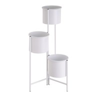 CASA SELECCIÓN Metalni stalak za tegle za cvijeće (visina 65 cm), metal, prirodna