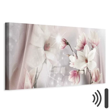 Slika Magnolia Reflection, jednodijelna, uska, 120x40 cm