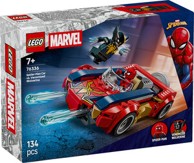 LEGO Set za slaganje Spider-Man u automobilu protiv Venomiziranog Wolverinea 76336