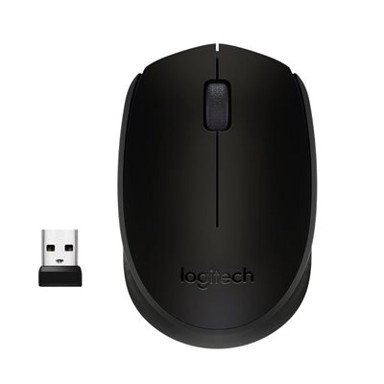 LOGITECH Miš M171, crni, optički, bežični