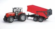Igračka TRAKTOR S PRIKOLICOM MF 7480, 1:16