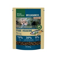 REAL NATURE Suha hrana za mačke Wilderness Adult haringa 300 g